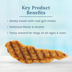True Chews - Blue Buffalo True Chews Premium Grillers Dog Treats, Made in the USA with Natural Ingredients, Chicken, 12-oz Bag
