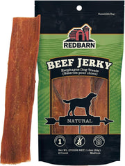 Redbarn Pet Products All-Natural Barky Bark Beef Jerky for Dogs - Strips - Premium Grain-Free & Rawhide-Free Treats w/Chondroitin & Glucosamine for Joint Health