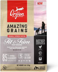 ORIJEN Amazing Grains Fit & Trim Dry Dog Food Recipe