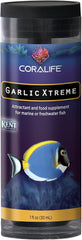 Coralife Fish Tank Aquarium Garlic Xtreme Attractant and Food Supplement for Saltwater Marine or Freshwater Fish, 1 oz