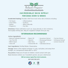 SynergyLabs Richard's Organics Incredible Skin Spray for Dogs