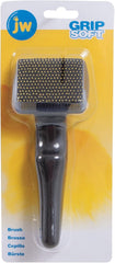JW® Gripsoft® Cat Brush Gray/Yellow Color One Size