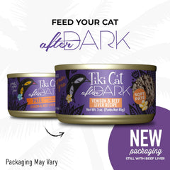 Tiki Cat After Dark Pate Wet Cat Food, Wild Venison & Beef Liver