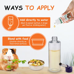 OASIS Vita Drops-Pure C for Guinea Pig, 2-Ounce, Packaging may vary