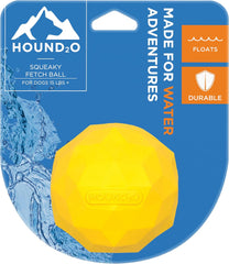 Playology Hound2O Outdoor Dog Toys | Squeaky Fetch Ball Dog Toy, Bright Color | Durable Ball Floats for Water Adventures | Made from Non-Toxic Materials