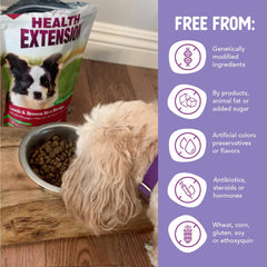 Health Extension Lamb & Brown Rice Dry Dog Food - Nutritious Free-Range Lamb Formula with Probiotics, Antioxidants & Omega 3 for Dogs with Sensitive Digestion