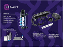 Coralife Aquarium Fish Tank Marine Salt Water Turbo-Twist UV Sterilizer