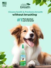 TropiClean Clean Teeth Gel for Dogs | Dog Dental Care | Dog Toothpaste | Breath Freshener |