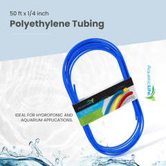 AQUATIC LIFE 1/4” Polyethylene Reverse Osmosis RO Tubing, 50 feet