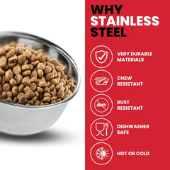 SPOT Coop Cup Bolt Clamp - Stainless Steel Hanging Bowl for Crates, Removable, Chew-Proof Pet Feeding Dish, Ideal for Birds, Parrots, Rabbits, Ferrets, Reptiles