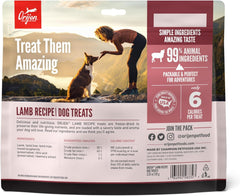 ORIJEN Freeze Dried Lamb Recipe Dog Treats, WholePrey Ingredients, 3.25oz (PACK OF 2)