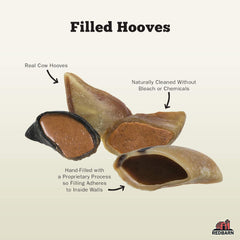 Redbarn Pet Products Filled Hooves-Cheese n' Bacon for Dogs 1ea/1.8 oz