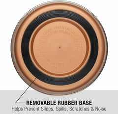 Loving Pets Bella Dog Bowls- Stainless Steel Dog & Cat Bowls - Spill Proof Dog Food Bowl, Cat Bowl, Puppy Essentials & Pet Supplies Great for Home & Travel