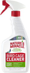 Natrue's Miracle Bird Cage Cleaner, Cleans and Deodorizes Bird Cages Without Irritation, 24 oz Spray