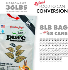 Grandma Lucy’s® Pureformance™ Freeze Dried Grain Free Pre-Mix Recipe Dog Food