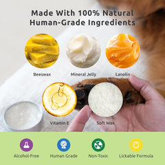 Pawz Protex Pawz Maxwax Natural Moisturizing Paw Protector Balm With Vitamin E For Puppies And Adult Dogs - 60 G (Pack Of 1)