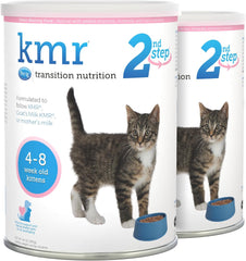 PetAg KMR 2nd Step Kitten Weaning Food - 14 oz - Powdered Kitten Weaning Formula with DHA, Natural Milk Protein, Vitamins & Minerals for Kittens 4-8 Weeks Old - Easy to Digest