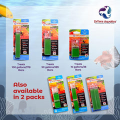 DrTim's Aquatics Freshwater Waste-Away Time Release Gel – Natural Fish Tank & Aquarium Leave-in Waste Management Solution for Dissolving Cleaning Organic Sludge – Medium