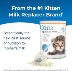 Pet-Ag KMR Kitten Milk Replacer Powder - Powdered Kitten Formula with Prebiotics, Probiotics & Vitamins for Kittens Newborn to Six Weeks Old - Easy to Digest