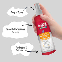 Nature’s Miracle Advanced Platinum Puppy Potty Training Spray, Dog Training Aid
