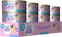 Tiki Cat Baby Pate Wet Cat Food for Kittens, Chicken & Chicken Liver
