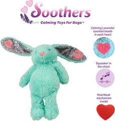 Spot Soothers Heartbeat Bunny Dog Toy Assorted, 1ea