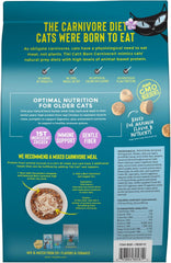 Tiki Cat Born Carnivore Silver, Senior Health, Chicken and Herring Meal Recipe, Immune Support with Baked Kibble to Maximize Nutrients, Adult Dry Cat Food for Cats 11+