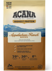 ACANA Highest Protein Dry Dog Food, Appalachian Ranch, Beef Recipe