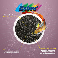 Estes Special Black Aquarium Gravel for Freshwater Aquariums, 5-Pound Bag