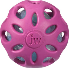 JW Pet Crackle Heads Ball Dog Toy