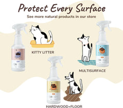 kin+kind Pet Odor Eliminator for Home - Litter Deodorizer, Pet Urine Odor Eliminator Spray and Stain Remover Spray for Harwood Floods, Carpet and Fabric - Pee, Odor and Stain Destroyer