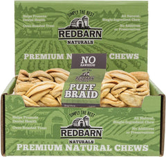 Redbarn Puff Braid Large Dog Treat large