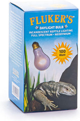 Fluker's Incandescent Reptile Lighting, Full Spectrum Daylight Bulb for Reptiles, Made with Neodymium, Provides Infrared Light