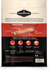 Barkworthies USA Hickory Smoked Thick Bully Sticks - 6 Inch 3 Count (Pack of 1) - All-Natural, Smoky Aroma, Great for Large Breeds