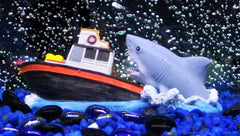 PennPlax Officially Licensed Universal Studios Jaws Boat Attack Decor