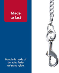 Titan - Coastal Pet Titan Chain Dog Leash with Comfortable Handle - Durable Metal Dog Leash - Heavy-Duty Dog Leash for Puppies & Dogs - Quality Dog Supplies