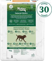 Nutro Natural Choice Adult Large Breed Healthy Weight Dry Dog Food, Chicken and Brown Rice Recipe, 30 lbs.