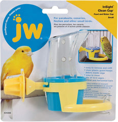 JW Pet Bird Cage Clean Cup Feeder & Water Cup Bird Accessory