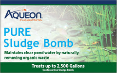 Aqueon Pure Outdoor Pond Natural Cleaning Sludge Bomb for Organic Waste, for Up to 2,500 Gallons