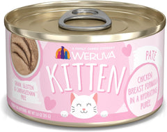 Weruva Kitten, Chicken Breast Formula in a Hydrating Purée (Pack of 12)