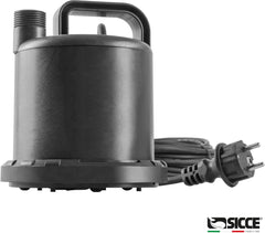 SICCE Ultra Zero 793 GPH Multi-Purpose Water Pump | Garden Hose Connection Portable Handle | Ultra Quiet Durable Aquarium Fish Tank Fountain Pond Hydroponics Terrarium Black | Freshwater & Saltwater