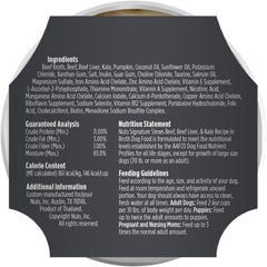 Nulo Dog Signature Stew Beef, Beef Liver, & Kale in Broth, 16 x 6 oz Cup