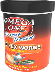 Omega One Freeze Dried Tubifex Worms