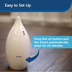 PetSafe Zoom Rotating Laser Cat Toy - Encourages Multi-Cat Play - Dual Red Laser Beams - Motion Toy - Whisper Quiet Operation - Battery Operated