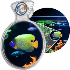 Flipper Cleaner FL!PPER Flipper DeepSee Viewer MAX 5" Coral and Fish Magnifier for Reef Tank and Freshwater Aquarium Photography and Videography - Magnetic Magnifying Glass