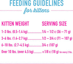 Tiki Cat Born Carnivore Baby, High-Protein and Grain-Free, Complete and Balanced Dry Cat Food for Kittens 6 Weeks+