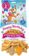 Claudia's Canine Bakery, Happy Birthday Bag of Treats | Vanilla Flavor, Gourmet Dog Treats| No Preservatives, No Animal by-Products, No Fillers | Made in The USA | Net Wt. 8 oz