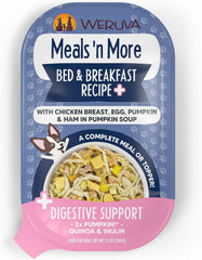 Weruva Meals 'n More Natural Wet Dog Food, Bed & Breakfast Plus Digestive Support (Pack of 12)