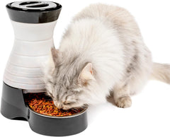 PetSafe Healthy Pet Food Station - Automatic Indoor Gravity Cat & Dog Feeder - Space-Saving Self Feeder - Easy to Clean -