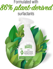 Nature's Miracle Simply Pet Stain and Odor Remover, Made with 86% Plant-Derived Surfactants